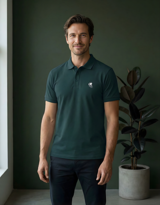 Petrol Blue Men's Polo T-Shirt